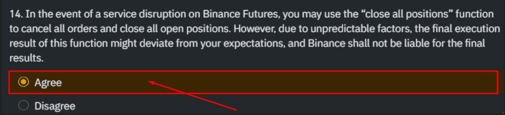 Binance Futures Quiz Answer Question 14