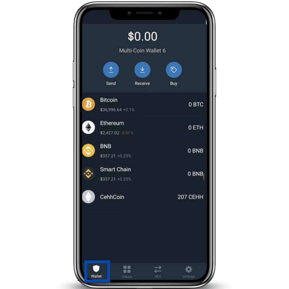 Select Wallet Option