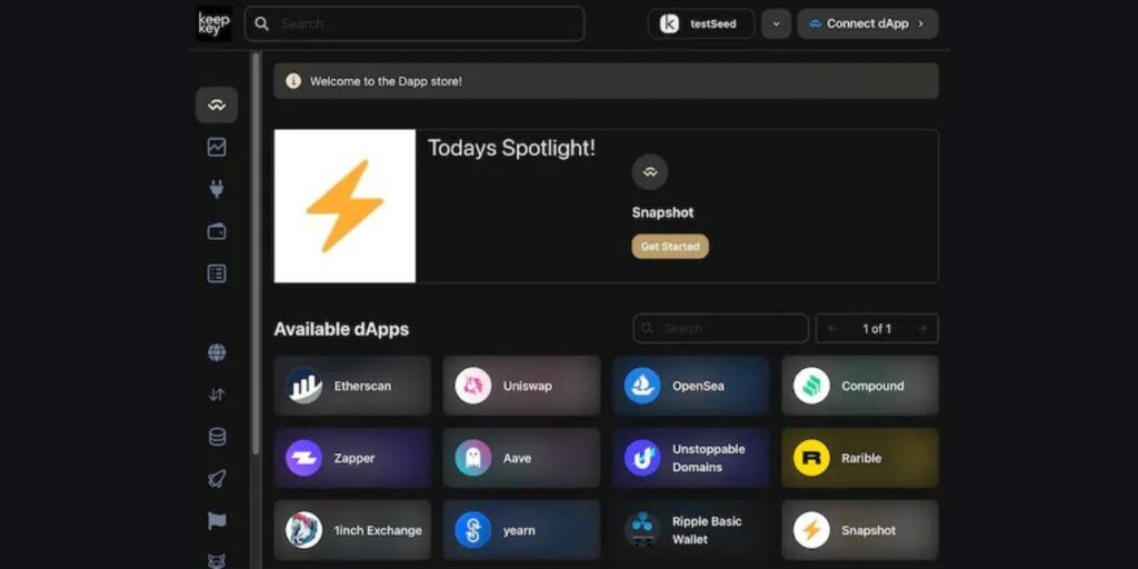 Keepkey Review - Dapp Store