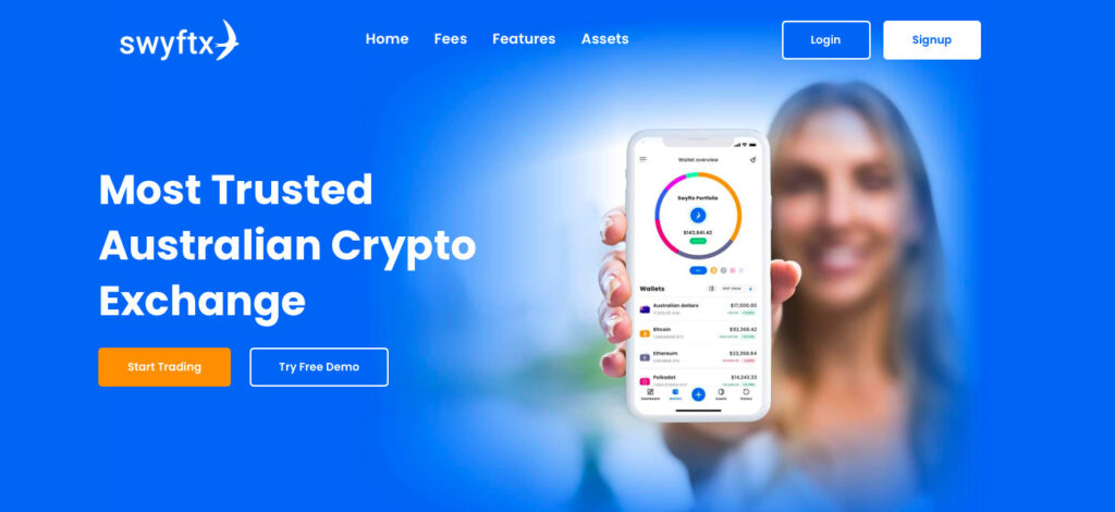 Swyftx Homepage