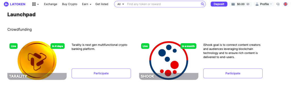 Launchpad On Latoken