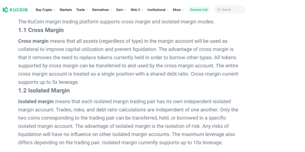Kucoin Margin Trading