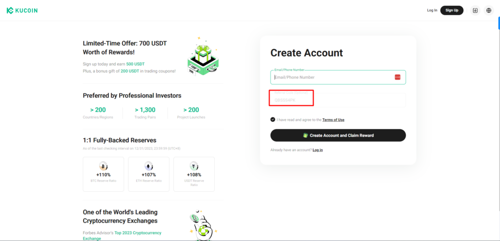 Kucoin Sign Up