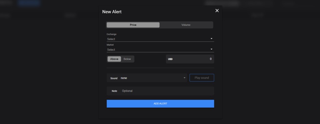 Coinigy Pricing Alert