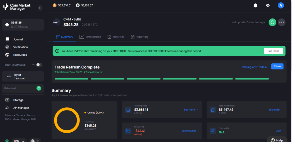 Advanced Trade Analytics