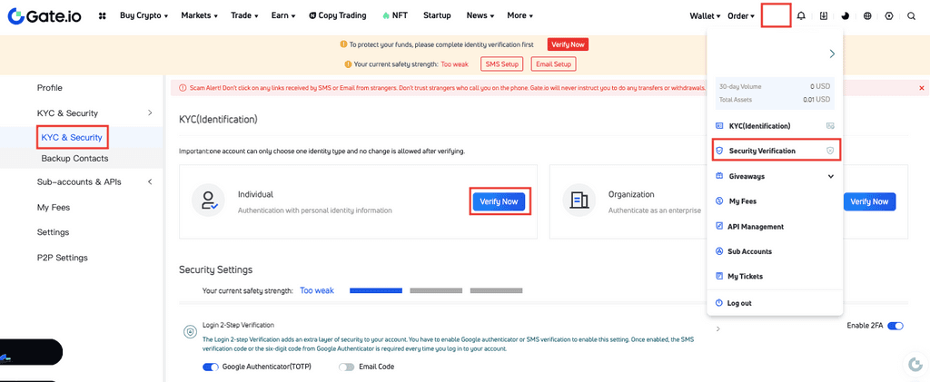 Verify Identity